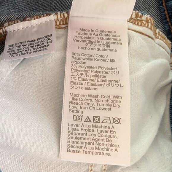 J.Crew Denim A-line Button Front Short Skirt, size 26 - Picture 7 of 8